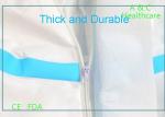 Non Woven Disposable Protective Gowns With Knitted Cuff Medical Blue