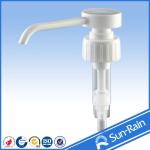 Colorful plastic 28mm lotion pump for medical use