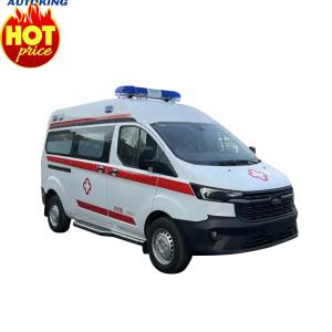 Quality 2024 Ambulance Car Ford Monitoring Mobile Medical Ambulance With ABS Interior Ambulance Vehicle wholesale
