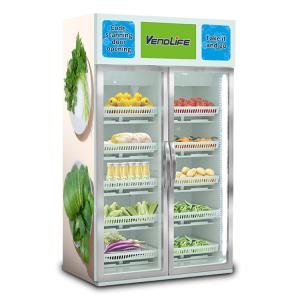 Quality 1100V Vegetable Vending Machine DEX System Gravity Sensing Screen Free wholesale