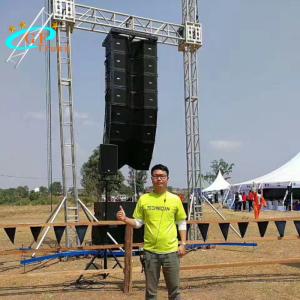 China Spigot Type Alu 6082-T6 Line Array Truss For Indoor Events on sale