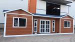 Customized 10m2 Portable Toilet With The Glass Door And Double Layer Glass