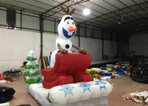 Quality Outdoor Blow Up Christmas Decorations , Commercial Activities Merry Christmas Inflatable wholesale