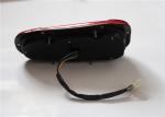 Oval Red Shell Plastic Motorcycle LED Brake Lights ISO9001 Certificated