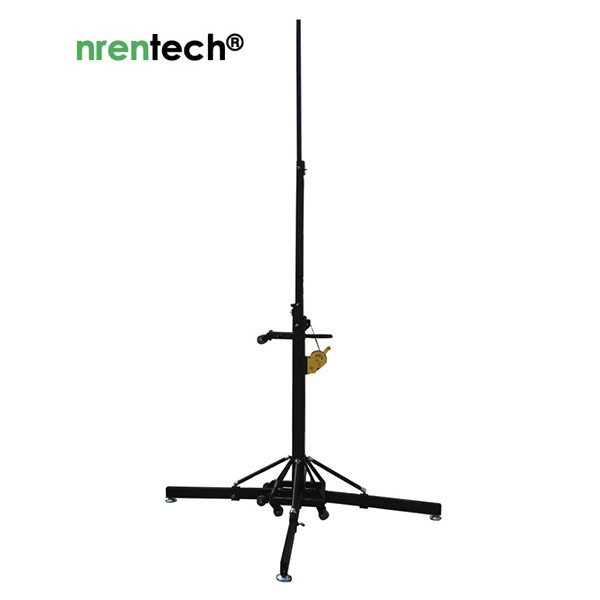 10m galvanized manual crank telescopic mast-steel telescopic mast-manual telescoping mast for light tower NR-G2750-10000
