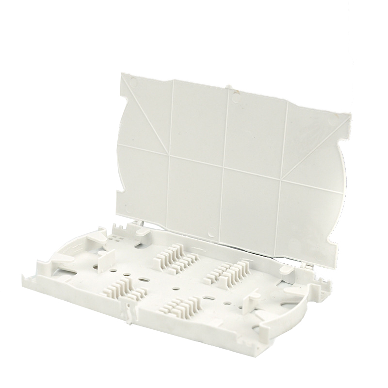 ABS Plastic Box Type Fiber Optic Splice Tray for Installation Protection Class IP54