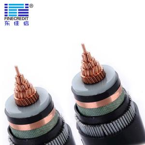 Quality 300mm2 Armoured Xlpe Cable , YJV22 8.7/15KV N2XRY STA 3 Core Insulated Power Cable wholesale