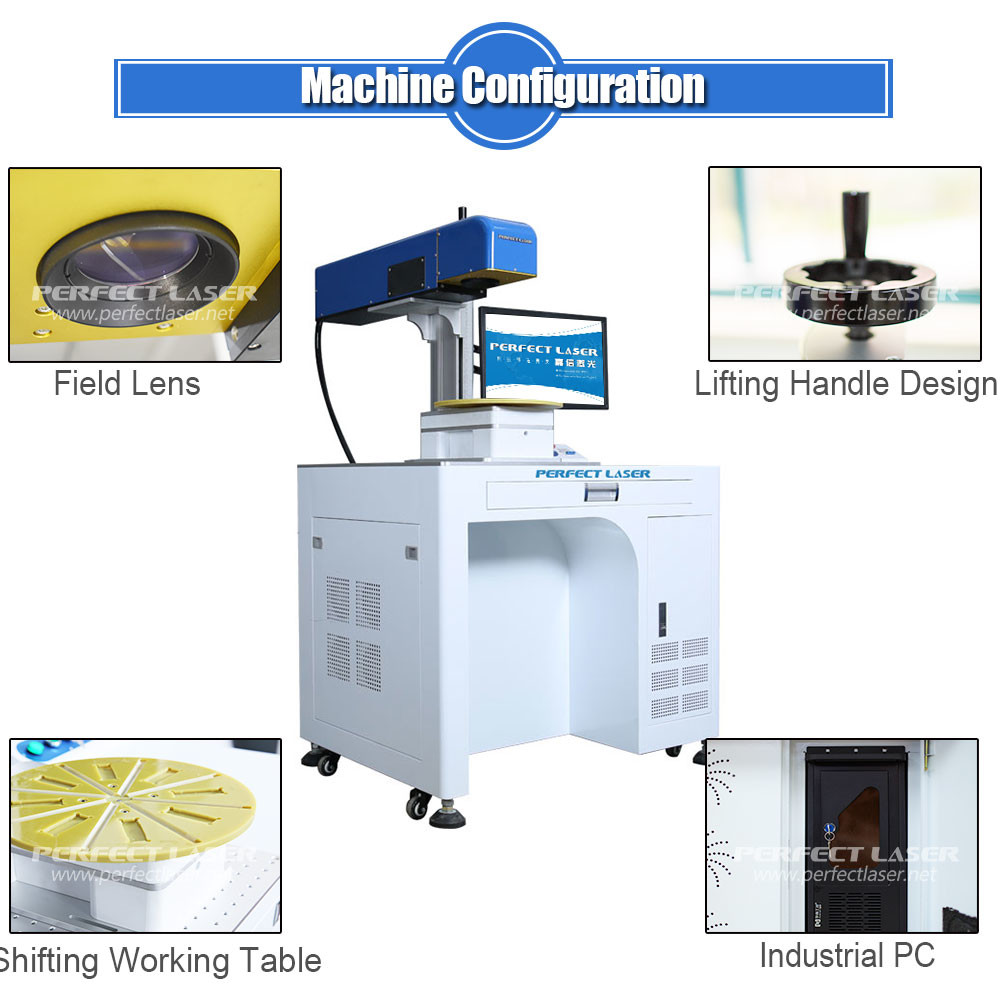 Stainless Steel Fiber Laser Engraver Air Cooled For Sanitary Ware / Tool Accessories
