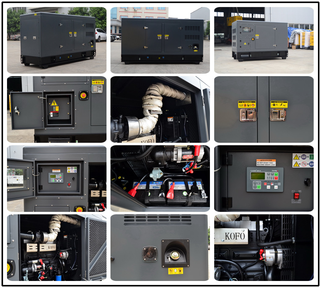 Cummins Genset Generator Set 80kw 100kva With Low Noise Generator by USA Cummins Engine 6BT5.9-G2