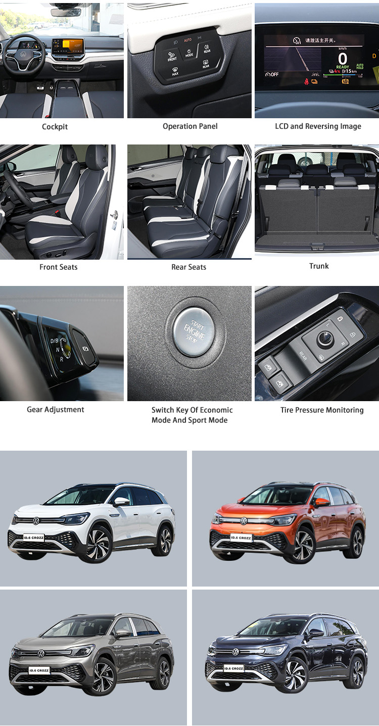Prime Used Volkswagen Electric Car 7 Seater Large EV SUV New Energy