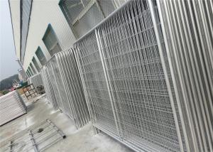 Quality Custom Chain Link Fence Panels , Galvanized Temporary Fencing Anti Aging wholesale