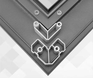 Quality Aluminum Hardware Corner Joint Customized according to profile provided For Doors And Windows wholesale