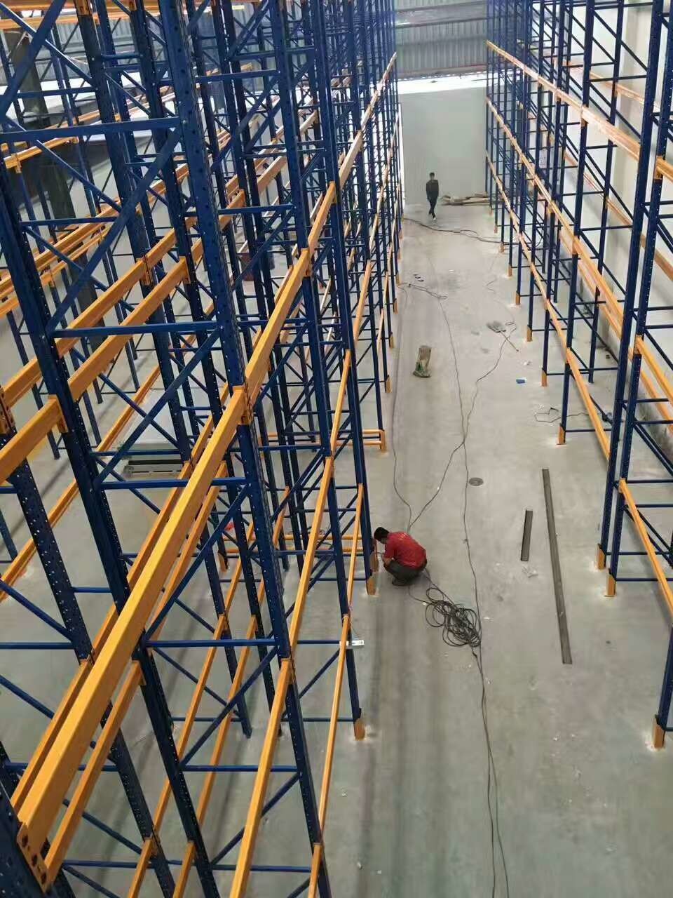 Industrial Overhead Storage Warehouse Rack Stainless Steel 1-2.5mm Depth