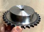Duplex 08B-2 12T Double row C45 steel ISO standard roller chain sprocket
