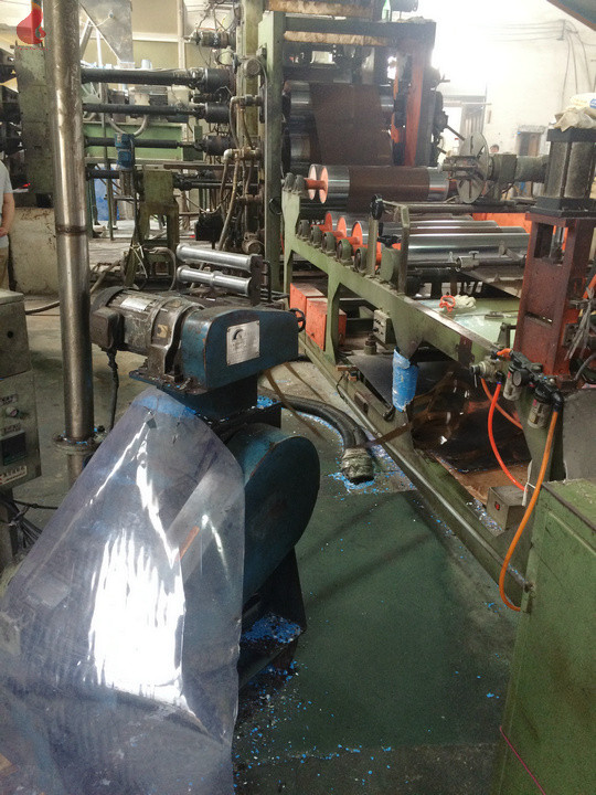 720 mm width Five Rollers PVC Calender Machine With PLC control touch screen