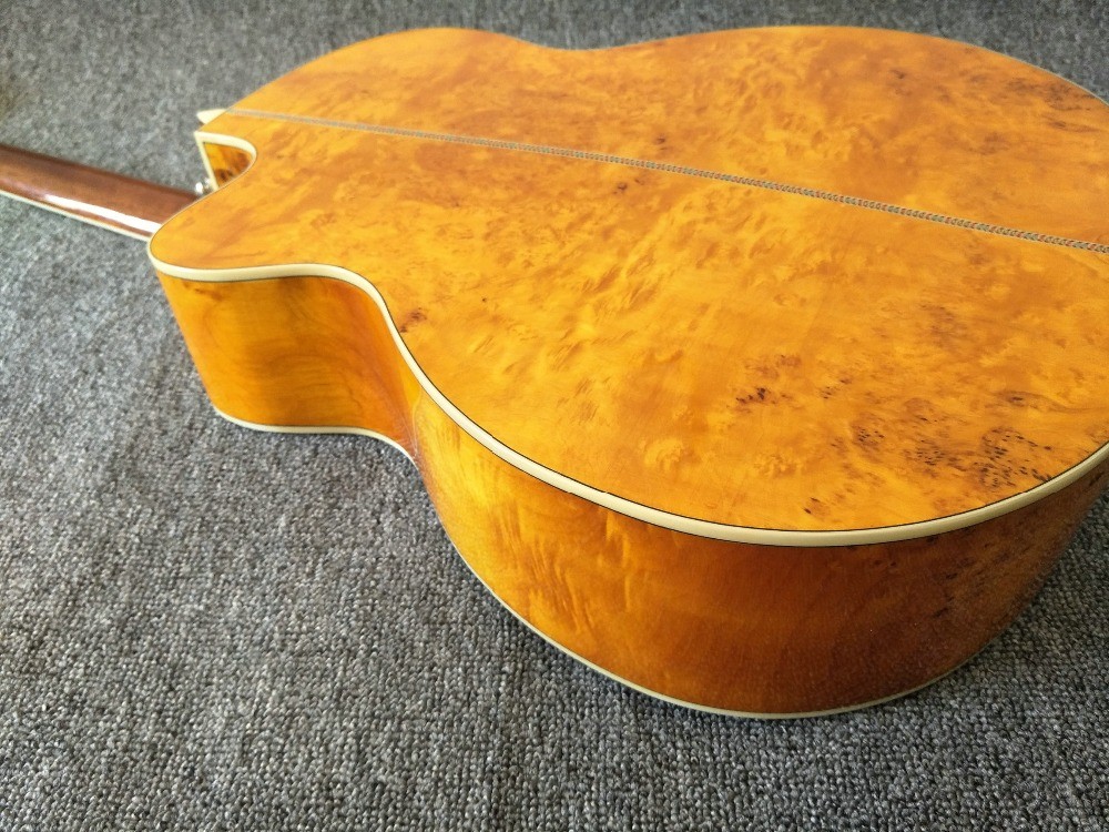 12 Strings Acoustic Guitar / guitar natural AAA Solid Spruce Body 43 inch Guitar Acoustic Fishman Pickups guitar