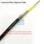 12 Cores Armored Patch cord LSZH Double Jacket FTTH Rodent Resistant Patch