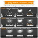 70LEDs 2835SMD Pole Solar Street Light / 3000mAH Solar Pir Security Light