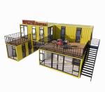 20ft or 40ft Container Houses Custom Made Bar Cafe Hotel Restaurant Store