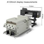 Multicolor 60cm DTF Printer with Automatic Powder Shaker and 24inch Convayer