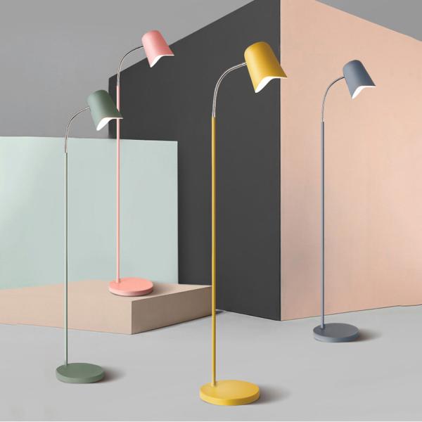 Nordic Minimalism Led Floor Lamp Living Room Bedroom Study Me Floor Lamp(WH-MFL