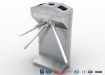Professional Access Control Tripod Turnstile Rotating Steel CE Certification
