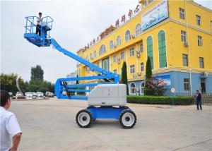 Quality Professional Design Electric Articulating Boom Lift Double Controllers Sompact wholesale