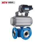 High Platform ANSI T Type Square Three-Way Ball Valve 300LB for Pn16-Pn25