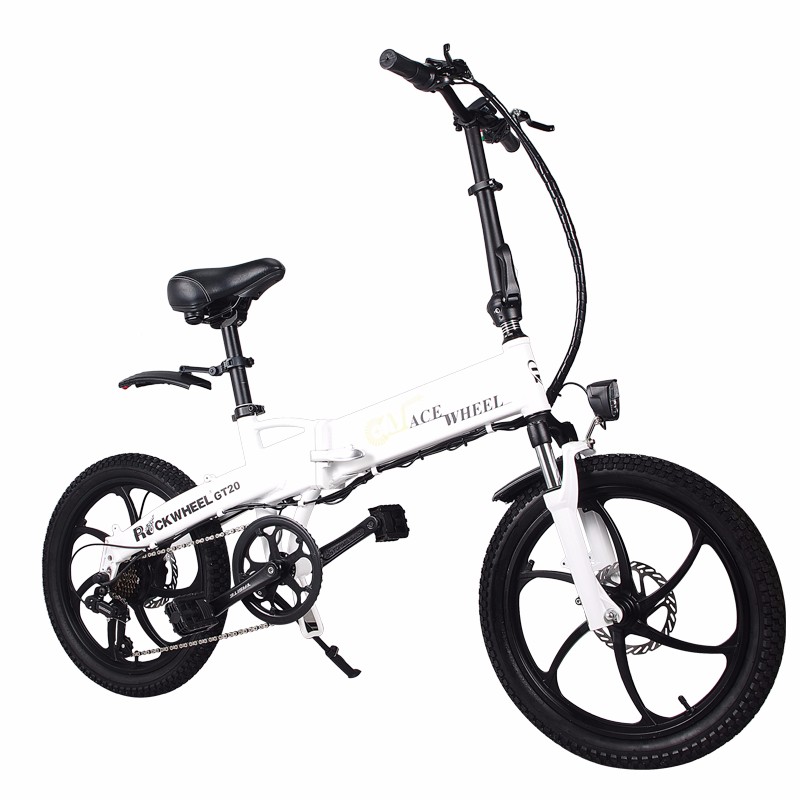 Lightweight Electric Folding Bike 350W Magnesium Alloy Wheel 20 Inch With LCD Display