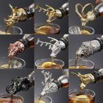 3D Animal Head Wine Pourer Stainless Steel 304 Decanter Pourer