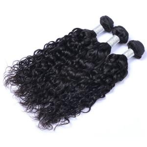 Quality 100% Peruvian Human Hair Extensions With 4x4 Virgin Hair Lace Closure wholesale