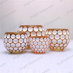 Quality Customized New Design Glass Mosaic Candle Holder wholesale