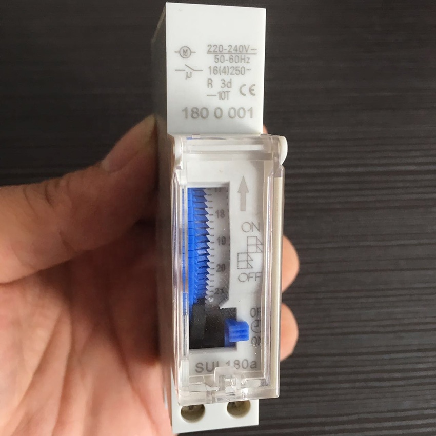 15 Minutes Mechanical Timer 24 Hours Programmable Din Rail Timer Time Switch