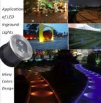 Round IP68 9W LED Underground Lights