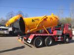 Euro 3 336hp Used Howo 6*4 Vacuum Truck 10 Cbm Sewage Suction Truck In Good
