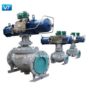 Quality Top Entry Casted 10In Air Operated Ball Valve 150LB Pneumatic Actuator wholesale