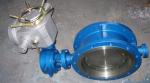 High Pressure Electric Actuator Butterfly Valve Three Eccentric API609 Standard