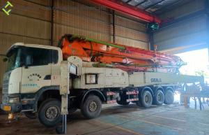 Quality CIFA 58m Scania Chassis Used Concrete Boom Pump Truck wholesale