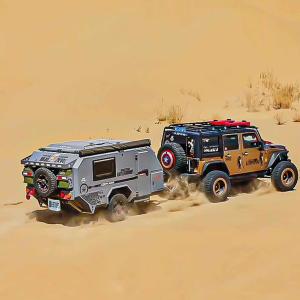 Quality 16ft NJSTAR Off Road Family Caravans Rv Camper 1400KG Lightweight Travel Trailers wholesale