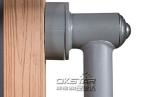 wood like street lamp outdoor fitness equipment