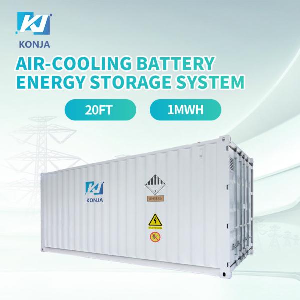 KonJa Air-Cooling 20FT 768Vdc 1MWh Deep Cycle Battery Energy Storage System