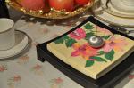 Lunch 15gsm Linen Feel Disposable Napkins , Home 2 Ply Serviettes