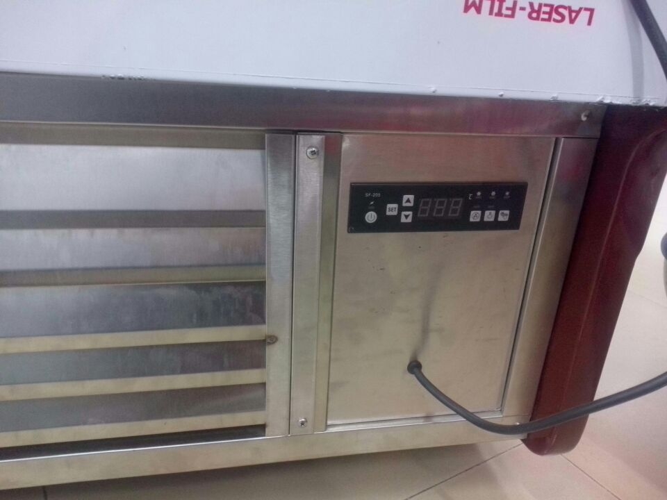 10/12/14/16/18 Pans Gelato Freezer Blue Hard Ice Cream Display Freezer