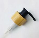 24 / 28mm Cosmetic Lotion Soap Dispenser Pump Real Wood Bamboo
