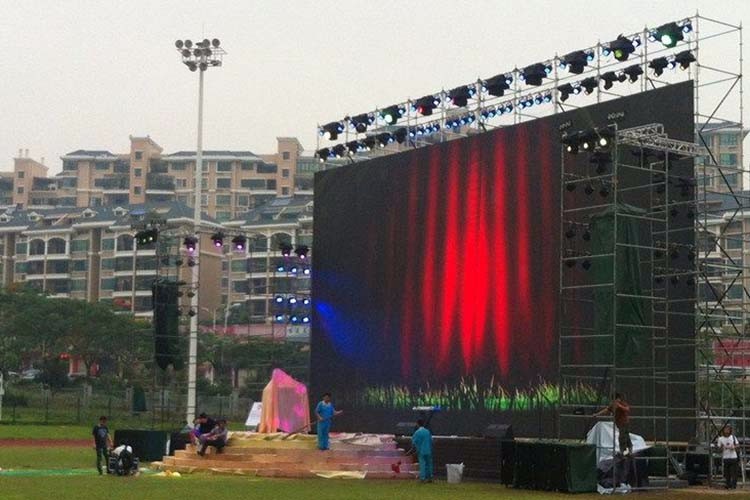 giant outdoor 10ft x 12ft led advertising screen price for concert