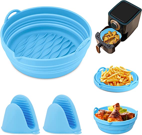 BPA Free Silicone Kitchen Tool Easy Clean Silicone Air Fryer Accessories Customized