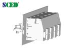 Steel Tin Plated Copper Through Panel Terminal Blocks PA66 UL94 V0