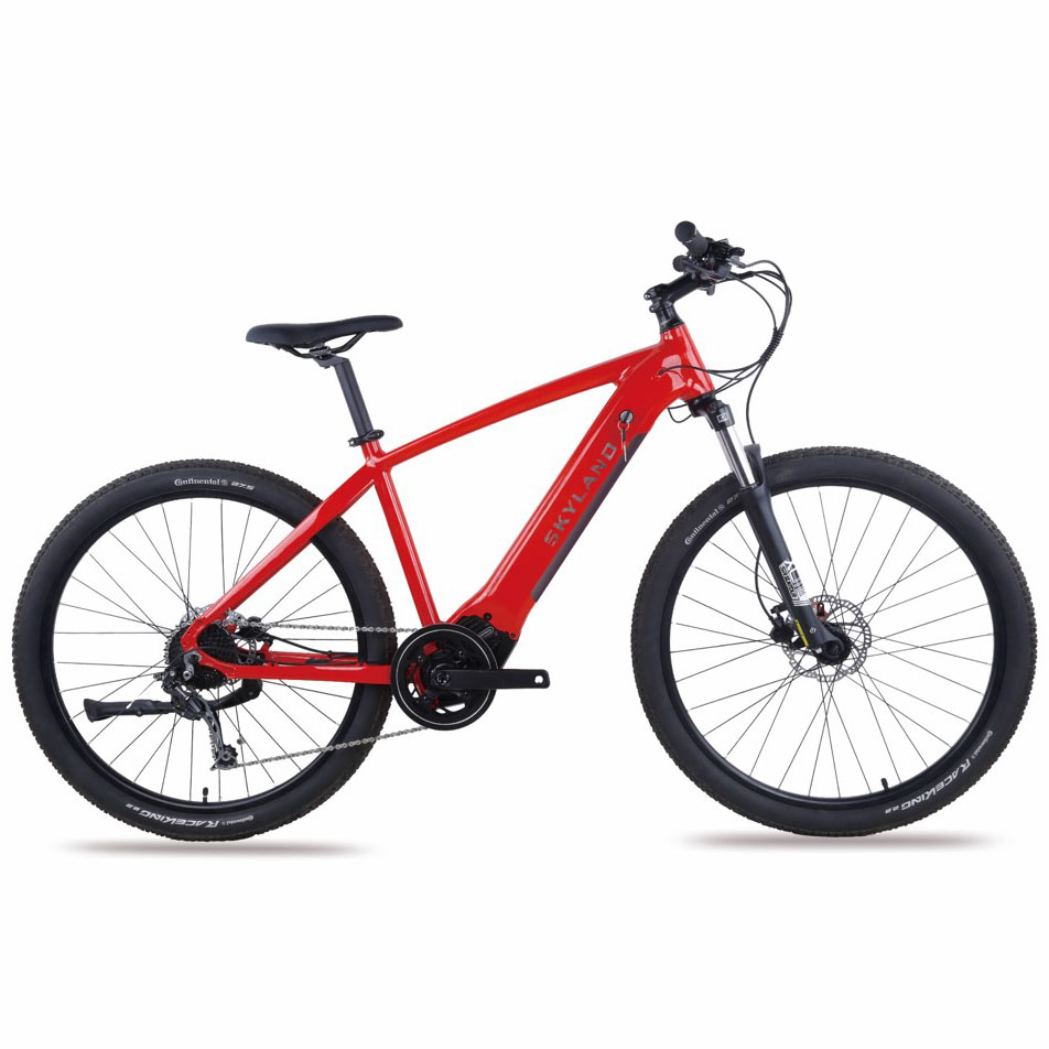 36v Mini Electric City Bikes With Battery Full Suspension 27.5 Inch Mid Drive Aluminum