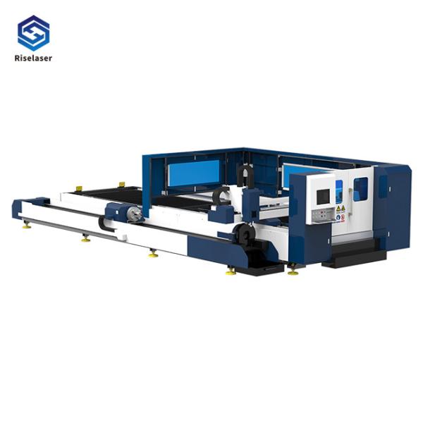 Fully Enclosed Laser Tube Cutting Equipment , Small Cnc Laser Tube Cutter 380v
