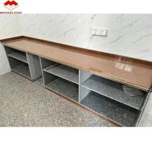 Quality Modern Polished Honed Chinese Natural Stone Cut-to-Size Red Granite Stone for Kitchen Countertop Top wholesale